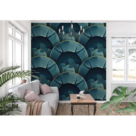 Papier Peint Japonais - Motifs en Coquille - 150 x 250 cm (1/2)