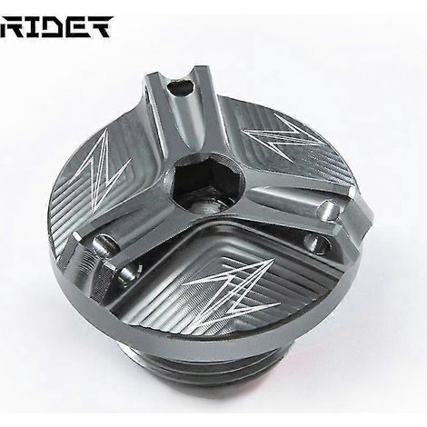 Couvercle de filtre à huile pour moto Kawasaki Z900 Z650 Z800 Z400 Z1000 Z1000r Z1000sx Z 900rs - Accessoires de protection M20  2,5 - Titane Z (1/4)