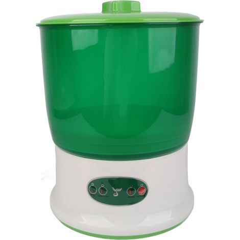 Germoir à haricots germés grande capacité, qualité alimentaire, haute sécurité, pulvérisateur à 360°, kit de germination largement utilisé, prise américaine 110 V (1/5)