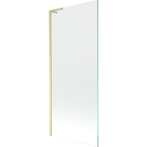 Paroi de baignoire Mexen Next L 1 volet 80 x 150 cm, transparent, or brossé - 895-080-000-03-00-55 (1/5)