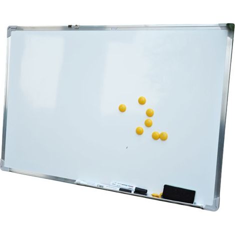 Tableau magnétique avec cadre aluminium France blanc (1/5)