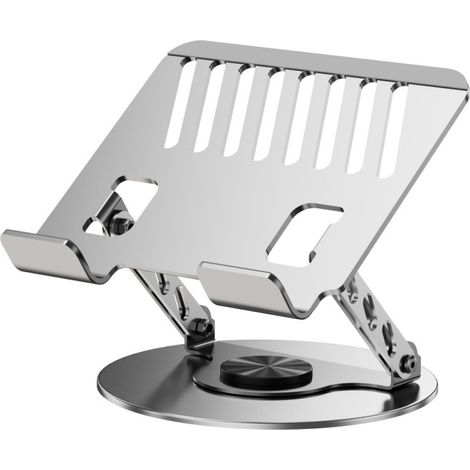 Laptopständer, 360°-Unterstützung, voll verstellbar, komfortabler Laptopständer, ergonomischer, belüfteter Laptopständer, Notebookständer, kompatibel mit MacBook, Air, Pro, allen (1/5)