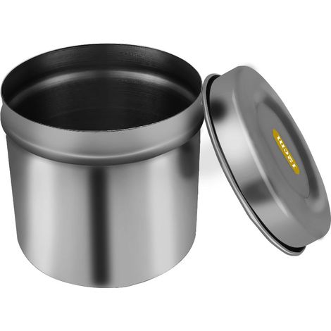 Boîte de désinfection en acier inoxydable 12cm pour coton médical, réservoir de stérilisation pour tatouage et usage médical. (1/5)