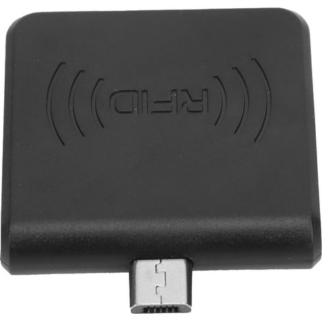 Lecteur de cartes 125KHz/134.2KHz FDX, identification d'étiquettes animales, interface micro USB pour téléphone Android (1/5)