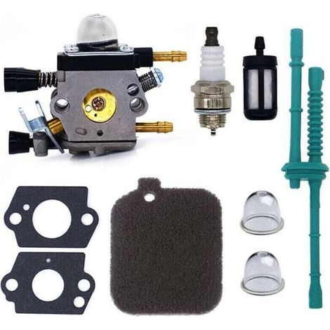 Carburateur C1Q-S68G pour Sti-HL BG45 BG46 BG55 BG65 BG85 SH55 SH85 souffleuse à Feuilles C1Q-S68 4229120 0606 Kit de Mise au Point de carburateur avec Joint de Filtre à Carburant (1/4)