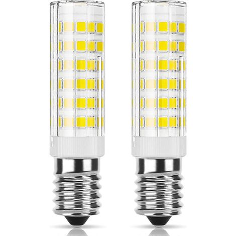 Ampoule LED E14 9 W, équivalent halogène 50 W, 550 lm, blanc froid 6000 K, culot à vis Edison, non dimmable, lot de 2 (1/5)