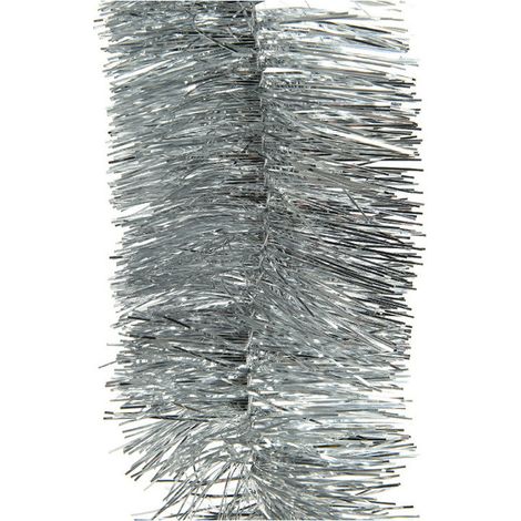 Guirlande Argentée Brillante Décoration De Noël Scintillante - Decoris (1/3)