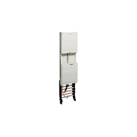Tableau électrique Hager zh33q7n surface mount 25x105 cm