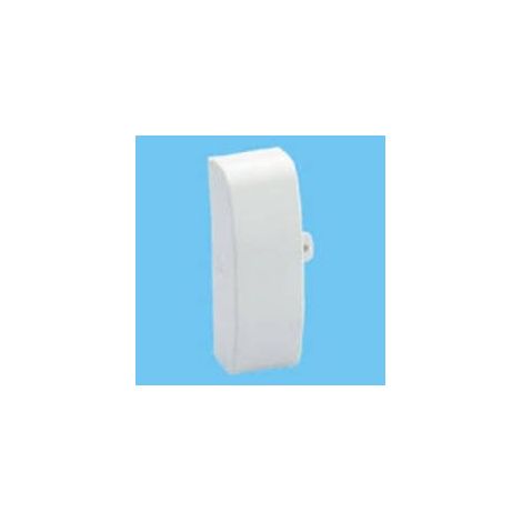 LCN W Terminale per canale cornice TCN, Bianco