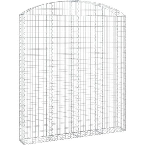 Maison Exclusive - Gabione mit Hochbogen 200x30x220/240 cm Verzin
