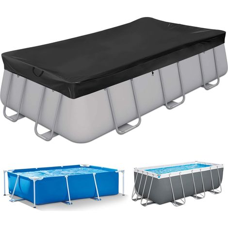 Bâche de Piscine Rectangulaire pour Piscine de 300-200 cm Bâche de Piscine 305x205 cm Résistant aux Déchirures Bâche de Protection pour Piscines (1/5)