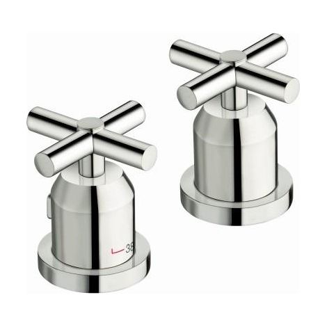 BAIGNOIRE EXECUTIVE SUR GORGE 2 SORTIES CHROME - CRISTINA ONDYNA XV14251 (1/2)
