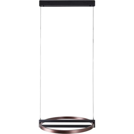 Lampadario LED moderno Singapur 48W Ø63 nero Maxlight (1/4)