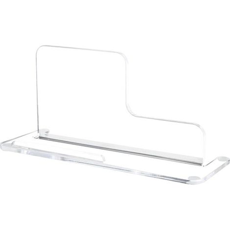 Supporto universale per telefono, base da tavolo in acrilico, adatto per auricolari wireless TWS, trasparente. (1/3)