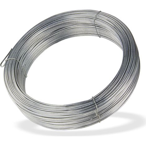 Draht verzinkt 125 m x 2,5 mm 5 kg Spanndraht Bindedraht Wickeldraht Zaun Draht