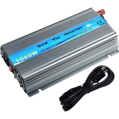MPPT 1000 W stapelbarer reiner Sinuswellen-Wechselrichter DC30–45 V bis AC90 V–140 V Ausgang für 36 V Solarpanel (1/5)