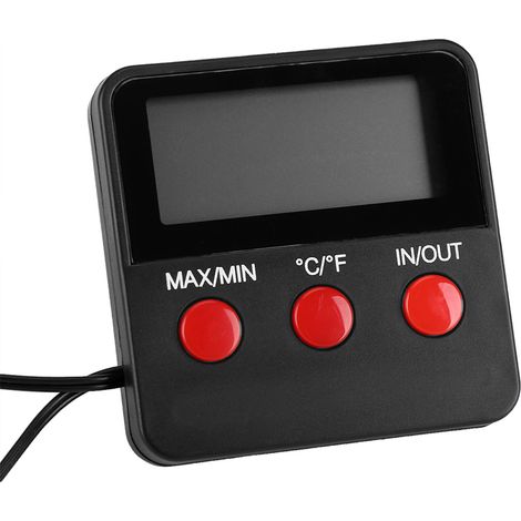 Digitales LCD-Thermometer/Hygrometer zur Temperatur- und Feuchtigkeitsüberwachung für Eierbrutapparate und Haustierhaltung (1/5)