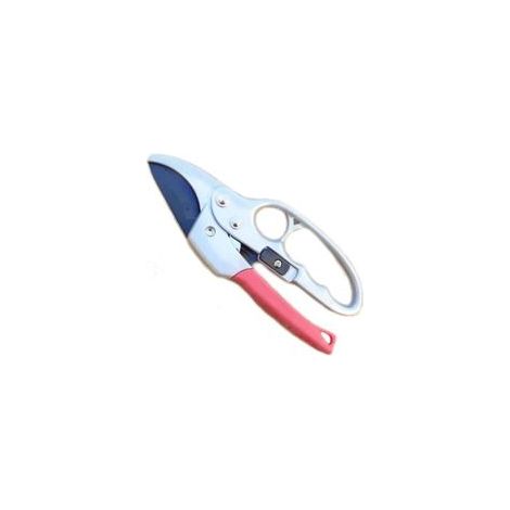 Sécateur à branches segmentées en acier inoxydable, poignée rouge avec protège-main – (1/5)