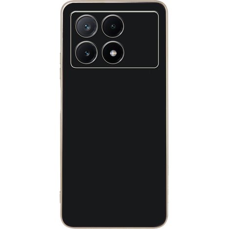Funda para Xiaomi Poco X6 Pro 5G, Glamour CamShield, negra (1/2)