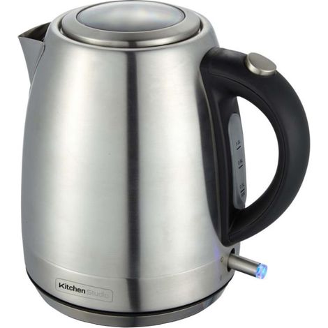Funkkessel 1.5l 2000w gebürsteter edelstahl - Kitchen Chef - ks10108