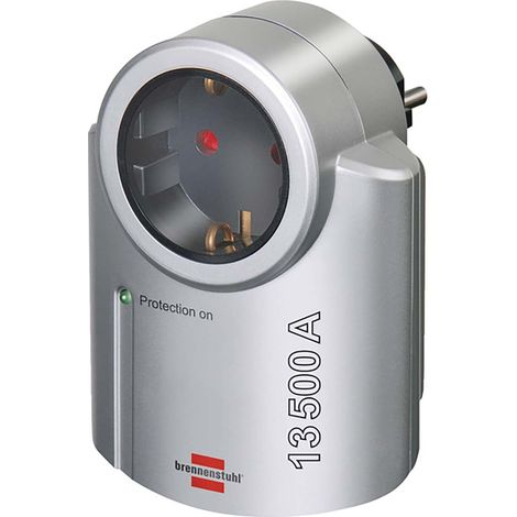 Adaptateur secteur BRENNENSTUHL avec protection contre les surtensions 13 500 A (1/4)