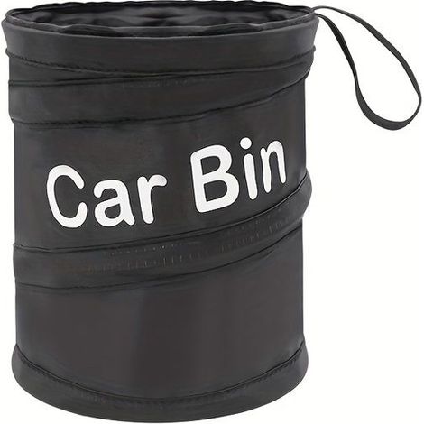 BelleRise - Poubelle de voiture — Bac de rangement et conteneur à déchets pliable — Accessoire intérieur facile à nettoyer (1/5)