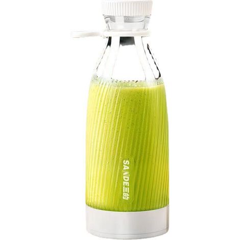 Mini extracteur de jus portable USB, extracteur de jus électrique portable à manivelle, chargement sans fil (1/5)