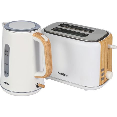 Ensemble petit-déjeuner 2 pièces  blanc - talla