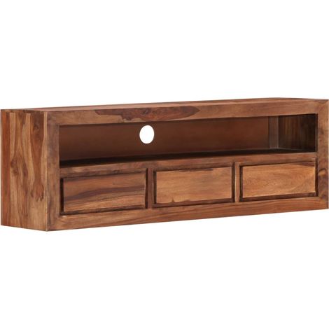 TV-Schrank 120x30x40 cm Massivholz Akazie