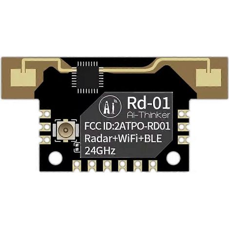 Module capteur 24G Radar + WiFi + BLE / Détecteur de présence Mini à induction de mouvement et de corps humain pour applications mobiles extérieures Rd-01 (1/5)