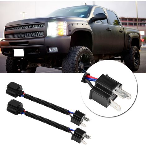 H4-Stecker auf H13-Buchse Adapter, 2 Kfz-Kabelbaumstecker für Ford, Anschlusskabel, Buchse und Stecker, Austauschset (1/5)