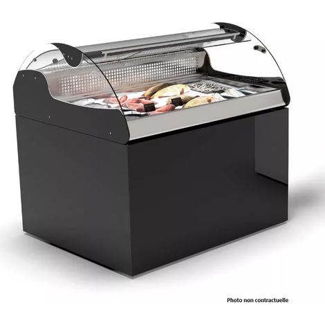 Meuble noir XL pour vitrine à poissons - 3 bacs - Sayl