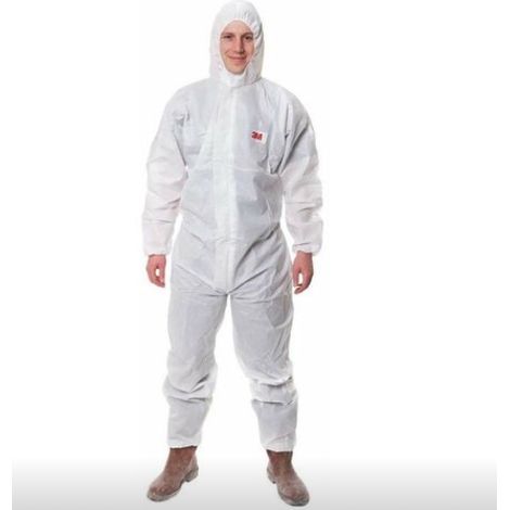 3M4515 Vêtement de protection une pièce avec capuche Vêtement de pulvérisation de peinture Vêtement anti-poussière Vêtement de travail respirant Vêtement anti-éclaboussures limité Hauteur 174-181cm Bu (1/2)