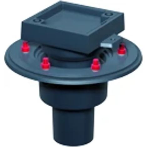 ACO Chiusura di ispezione Finor S DN125 90 Gradi/M125/Ghisa/coperchio superficie selezionabile, 5289.21.35