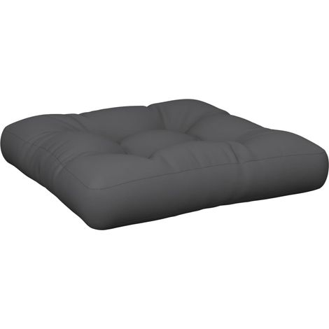 Maison Exclusive - Palettenkissen Anthrazit 58x58x10 cm Stoff