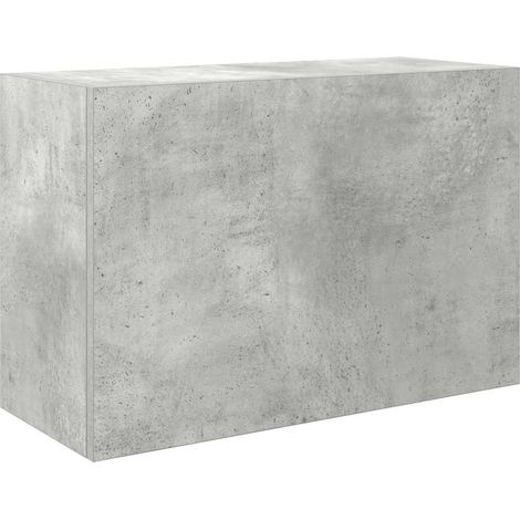 Maison Exclusive - Bad-Wandschrank Betongrau 60x25x40 cm Holzwerk