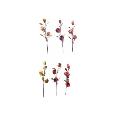 MAGNOLIA 65CM CON 3 FIORI IN 6 COLORI