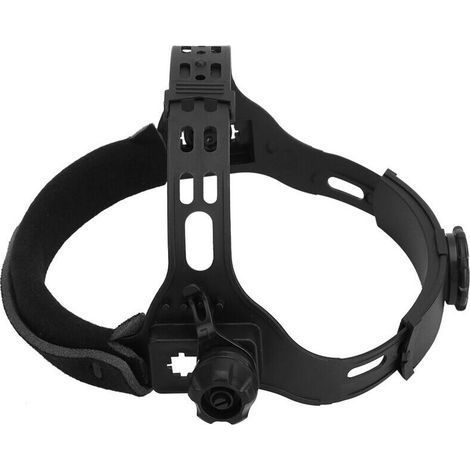 Masque de soudeur bandeau réglable pour accessoires de casque à assombrissement automatique solaire (noir), (1/4)