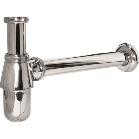 Siphon de lavabo grande tasse - Chromé