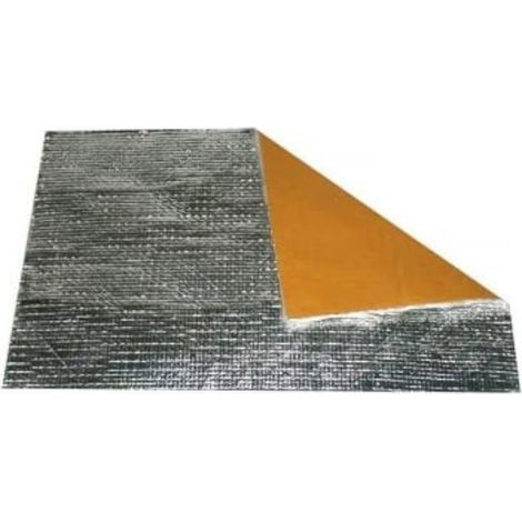 Plaque Adhésive Pare-Chaleur Alu Et Fibres - Protection thermique - 1X5m - Pratique et Fiable - Longue Durée de Vie (1/3)
