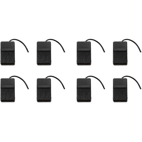 Interrupteur à pédale électrique momentané SPDT 8 x 250 V 10 A en plastique antidérapant - JXLGV (1/5)