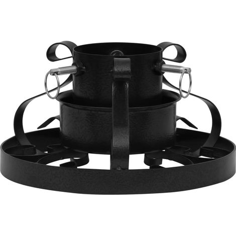 Support de sapin de Noël Noir 29x29x15,5 cm CFW191481 (1/5)