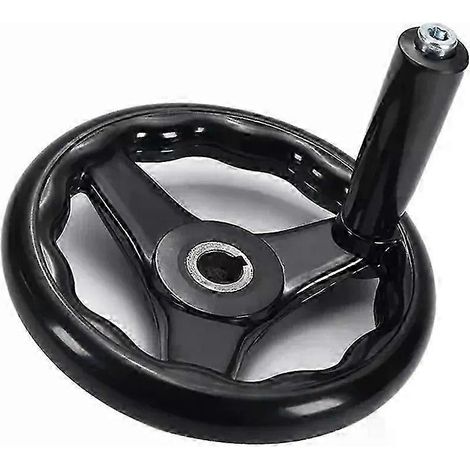 1 Stück Dreh- und Fräshandrad D125/200/100/160 mm, 3-Speichen-Handrad mit drehbarem Griff, passend für Fräsmaschinen, Drehmaschinen und Schleifmaschinen – JXLGV (1/5)