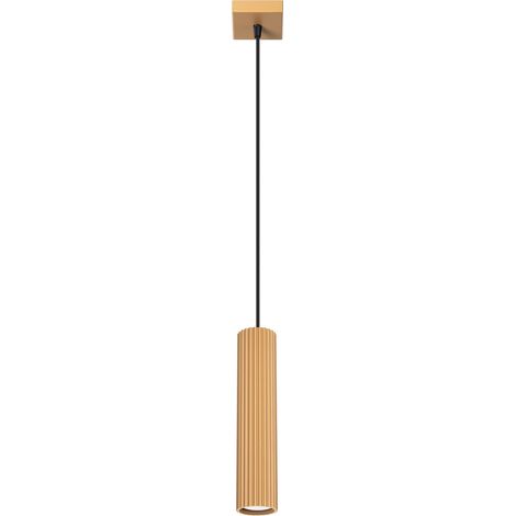 Lampada a sospensione ambra 1 GU10 oro ALU lumilo 15.459.54 (1/5)