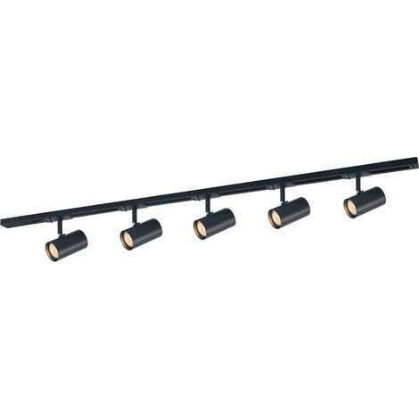 Italux Marvi Barre de plafonnier moderne à 5 ampoules, GU10