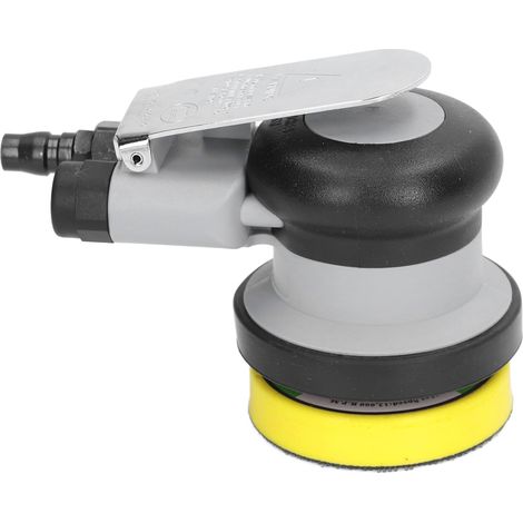 Ponceuse orbitale pneumatique 12 000 tr/min, 7,6 cm (3 po), pour le polissage de l'acier allié et l'élimination de la rouille. Ponceuse orbitale pneumatique pour l'automobile et le mobilier. (1/5)