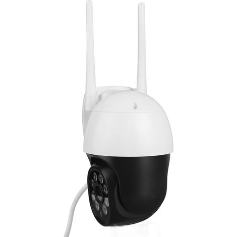 Sicherheitskamera 5MP WLAN Kabellos Außenkamera 1080P Farbe Nachtsicht mit Tuya App-Steuerung KI-Bewegungserkennung Alarm Gegensprechfunktion 100–240V EU-Stecker (1/5)