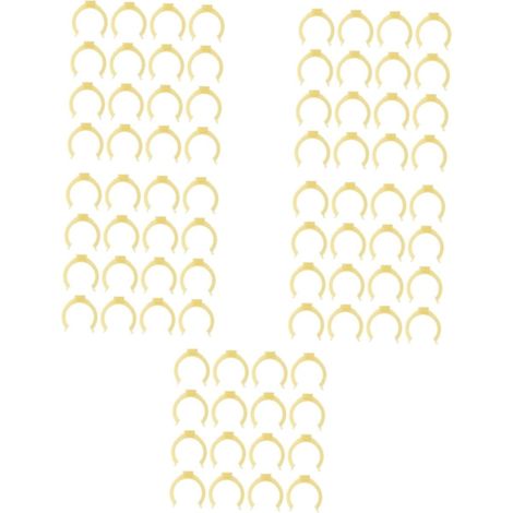 100 clips de fixation en plastique pour pieds meubles cuisine (1/5)