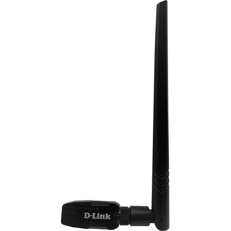 D-Link DWA-137 Adapter USB WiFi, doppia antenna, esterna staccabile ad alto guadagno 5 dBi e interna 2 dBi, N300, Windows, MacOS e Linux. (1/3)