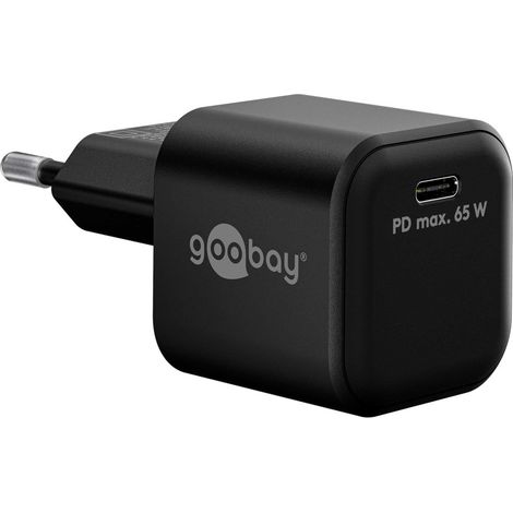 goobay USB-C PD GaN chargeur rapide Nano (65W) Chargeur (1/4)